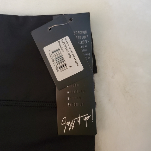 Workout Empire Strong Is Female Frill Legging Size Small - Picture 12 of 16